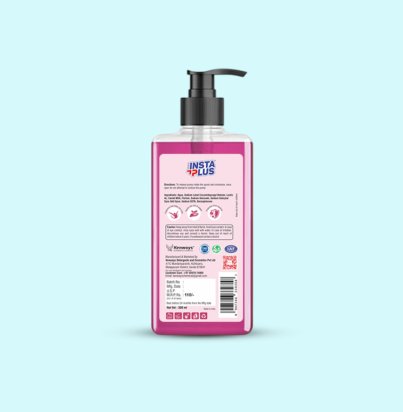 insta plus handwash 300ml back